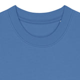 PFT Logo - SSSQUARE - Light Ocean | Jumper | Kids | Crewneck | 300gsm Medium Fit | Bright Blue