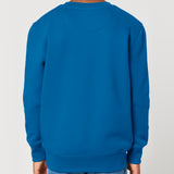 PFT Logo - SSSQUARE - Light Ocean | Jumper | Kids | Crewneck | 300gsm Medium Fit | Royal Blue