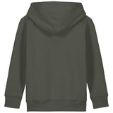 PFT Logo - SSSQUARE - Light Ocean | Hoodie | Kids | Cosy | 300gsm Medium Fit | Khaki