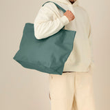 PFT Logo - SSSQUARE - Light Ocean | Other | Adult | Shopping Bag | 400gsm | Green Bay