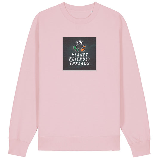 PFT Logo - dark | Jumper | Adult | Crewneck | 350gsm Medium Fit | Cotton Pink