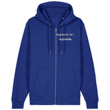 I'M FUCKING AMAZING | Hoodie | Adult | Zip | 350gsm Medium Fit | Worker Blue