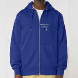 I'M FUCKING AMAZING | Hoodie | Adult | Zip | 350gsm Medium Fit | Worker Blue