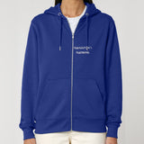 I'M FUCKING AMAZING | Hoodie | Adult | Zip | 350gsm Medium Fit | Worker Blue