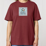 PFT Logo - SSSQUARE - Light Ocean | T-Shirt | Adult | Crewneck Short Sleeve | 215gsm Relaxed Fit | Red Earth
