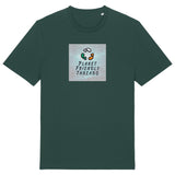 PFT Logo - SSSQUARE - Light Ocean | T-Shirt | Adult | Crewneck Short Sleeve | 180gsm Medium Fit | Glazed Green