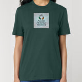 PFT Logo - SSSQUARE - Light Ocean | T-Shirt | Adult | Crewneck Short Sleeve | 180gsm Medium Fit | Glazed Green