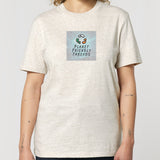 PFT Logo - SSSQUARE - Light Ocean | T-Shirt | Adult | Crewneck Short Sleeve | 180gsm Medium Fit | Eco-Heather
