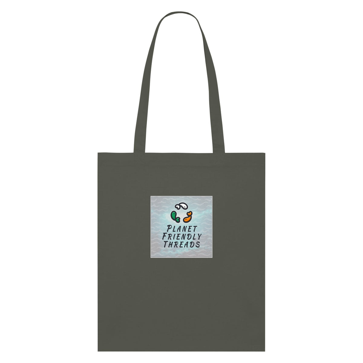 PFT Logo - SSSQUARE - Light Ocean | Other | Adult | Tote Bag | 160gsm | Khaki