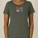 Believe 2 | T-Shirt | Adult | Ladies Short Sleeve | 155gsm Fitted | Khaki