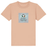PFT Logo - SSSQUARE - Light Ocean | T-Shirt | Kids | Crewneck Short Sleeve | 155gsm Medium Fit | Fraiche Peche