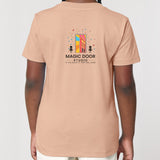 Magic Door Logo | T-Shirt | Kids | Crewneck Short Sleeve | 155gsm Medium Fit | Fraiche Peche