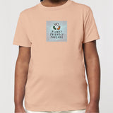 PFT Logo - SSSQUARE - Light Ocean | T-Shirt | Kids | Crewneck Short Sleeve | 155gsm Medium Fit | Fraiche Peche