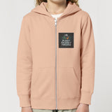 PFT Logo - dark | Hoodie | Kids | Zip | 300gsm Medium Fit | Fraiche Peche