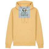 Planet Friendly Logo - Square - Ocean Light | Hoodie | Adult | Cosy | 350gsm Medium Fit | Nispero
