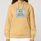 Planet Friendly Logo - Square - Ocean Light | Hoodie | Adult | Cosy | 350gsm Medium Fit | Nispero
