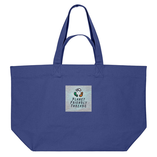 Planet Friendly Logo - Square - Ocean Light | Other | Adult | Shopping Bag | 400gsm | Dusk