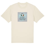 PFT Logo - SSSQUARE - Light Ocean | T-Shirt | Adult | Crewneck Short Sleeve | 215gsm Relaxed Fit | Natural Raw