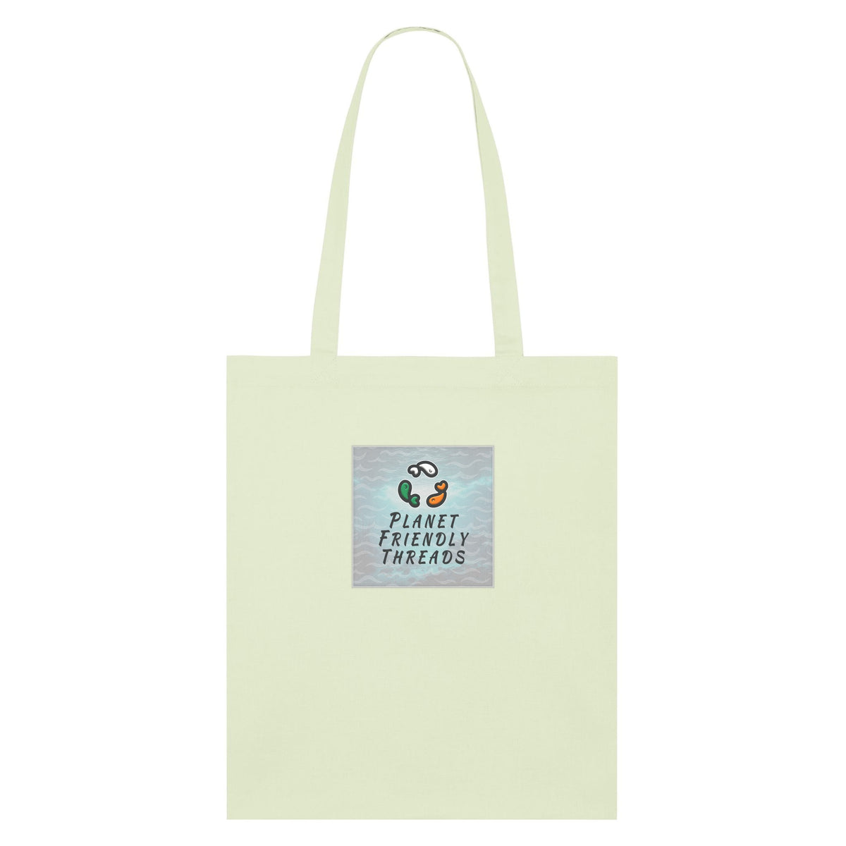 PFT Logo - SSSQUARE - Light Ocean | Other | Adult | Tote Bag | 160gsm | Stem Green