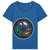 PFT Fish - Circle - Dark | T-Shirt | Adult | Ladies Short Sleeve | 155gsm Fitted | Royal Blue