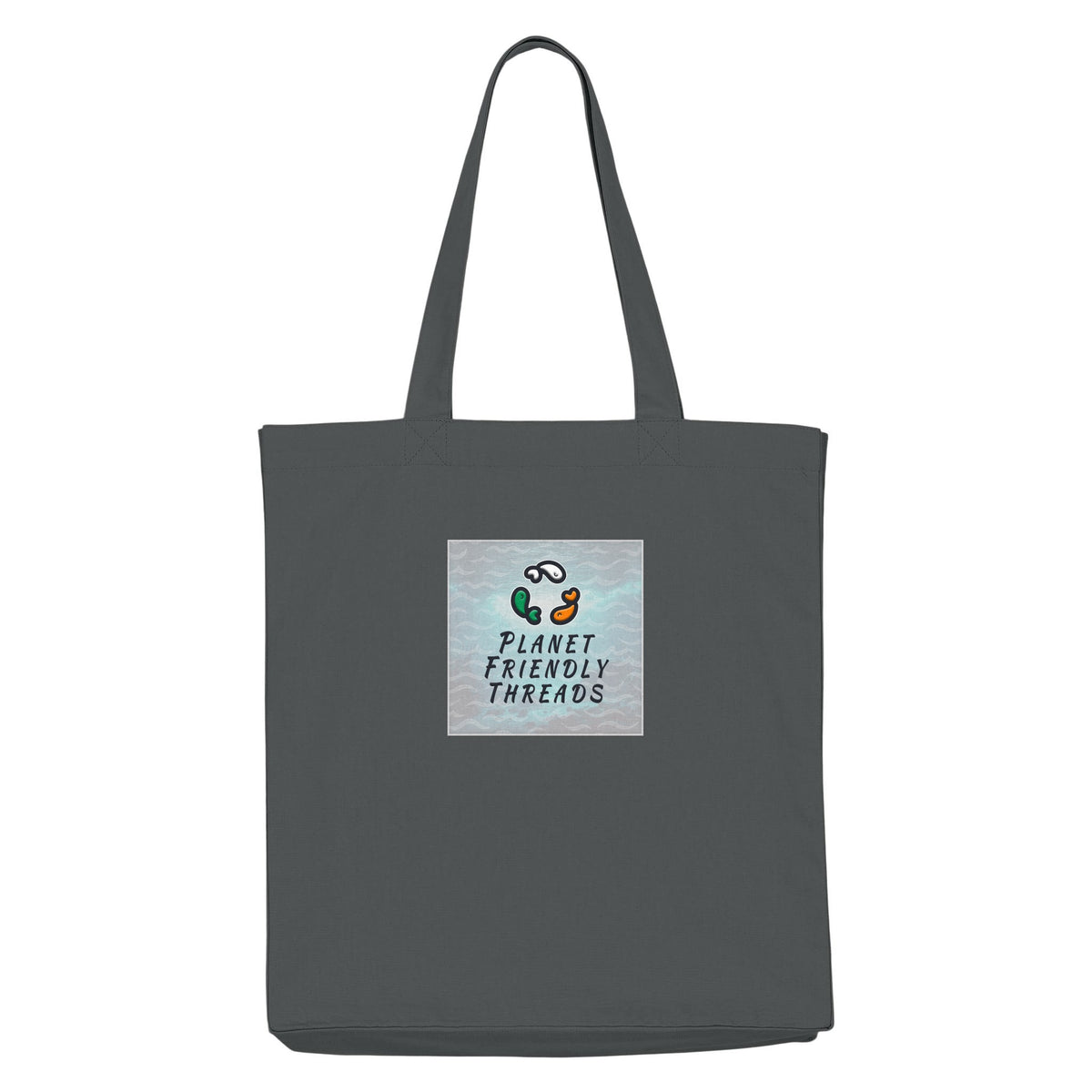 PFT Logo - SSSQUARE - Light Ocean | Other | Adult | Tote Bag | 220gsm | Anthracite