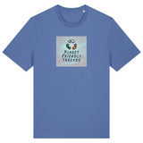 PFT Logo - SSSQUARE - Light Ocean | T-Shirt | Adult | Crewneck Short Sleeve | 180gsm Medium Fit | Bright Blue