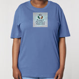 PFT Logo - SSSQUARE - Light Ocean | T-Shirt | Adult | Crewneck Short Sleeve | 180gsm Medium Fit | Bright Blue