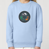 PFT Fish - Circle - Dark | Jumper | Kids | Crewneck | 300gsm Medium Fit | Blue Soul