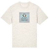 PFT Logo - SSSQUARE - Light Ocean | T-Shirt | Adult | Crewneck Short Sleeve | 215gsm Relaxed Fit | Eco-Heather