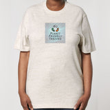 PFT Logo - SSSQUARE - Light Ocean | T-Shirt | Adult | Crewneck Short Sleeve | 215gsm Relaxed Fit | Eco-Heather