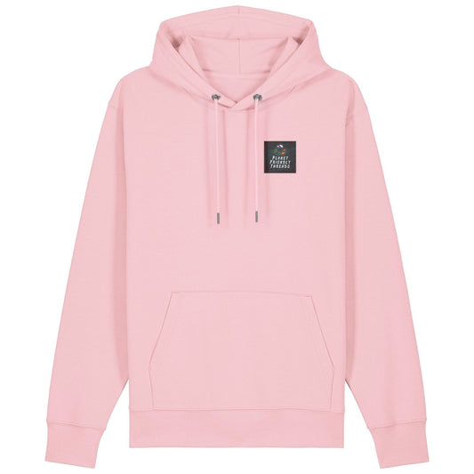 PFT Logo - dark | Hoodie | Adult | Cosy | 350gsm Medium Fit | Cotton Pink