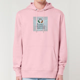 PFT Logo - SSSQUARE - Light Ocean | Hoodie | Adult | Cosy | 350gsm Medium Fit | Cotton Pink