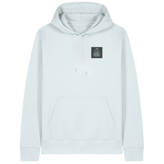 PFT Logo - dark | Hoodie | Adult | Cosy | 350gsm Medium Fit | Blue Ice