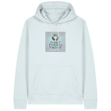 PFT Logo - SSSQUARE - Light Ocean | Hoodie | Adult | Cosy | 350gsm Medium Fit | Blue Ice