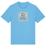 PFT Logo - SSSQUARE - Light Ocean | T-Shirt | Adult | Crewneck Short Sleeve | 180gsm Medium Fit | Aqua Blue