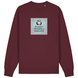 PFT Logo - SSSQUARE - Light Ocean | Jumper | Adult | Crewneck | 350gsm Medium Fit | Burgundy