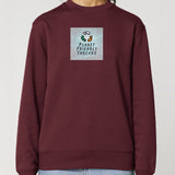 PFT Logo - SSSQUARE - Light Ocean | Jumper | Adult | Crewneck | 350gsm Medium Fit | Burgundy