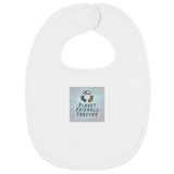PFT Logo - SSSQUARE - Light Ocean | Other | Baby | Bib | 210gsm | White