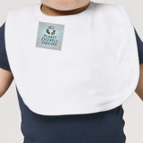 Planet Friendly Logo - Square - Ocean Light | Other | Baby | Bib | 210gsm | White