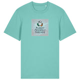 PFT Logo - SSSQUARE - Light Ocean | T-Shirt | Adult | Crewneck Short Sleeve | 215gsm Relaxed Fit | Pool Blue