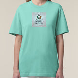PFT Logo - SSSQUARE - Light Ocean | T-Shirt | Adult | Crewneck Short Sleeve | 215gsm Relaxed Fit | Pool Blue