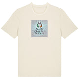 PFT Logo - SSSQUARE - Light Ocean | T-Shirt | Adult | Crewneck Short Sleeve | 180gsm Medium Fit | Natural Raw