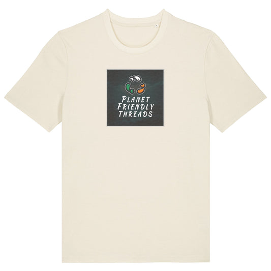 PFT Logo - dark | T-Shirt | Adult | Crewneck Short Sleeve | 180gsm Medium Fit | Natural Raw