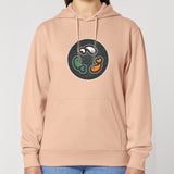 PFT Fish - Circle - Dark | Hoodie | Adult | Cosy | 350gsm Medium Fit | Fraiche Peche