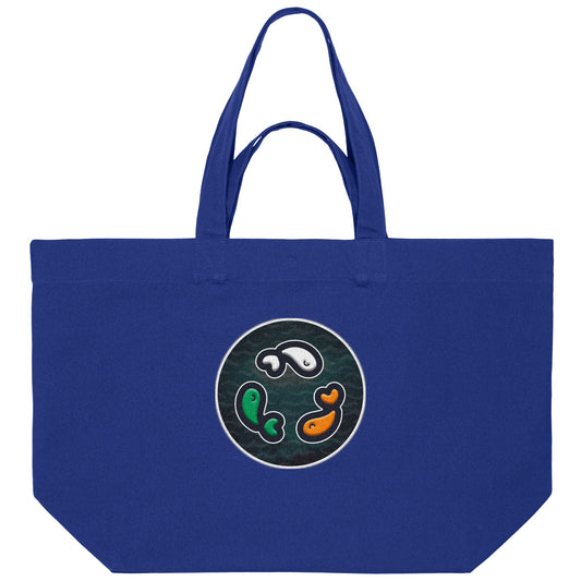 PFT Fish - Circle - Dark | Other | Adult | Shopping Bag | 400gsm | Worker Blue
