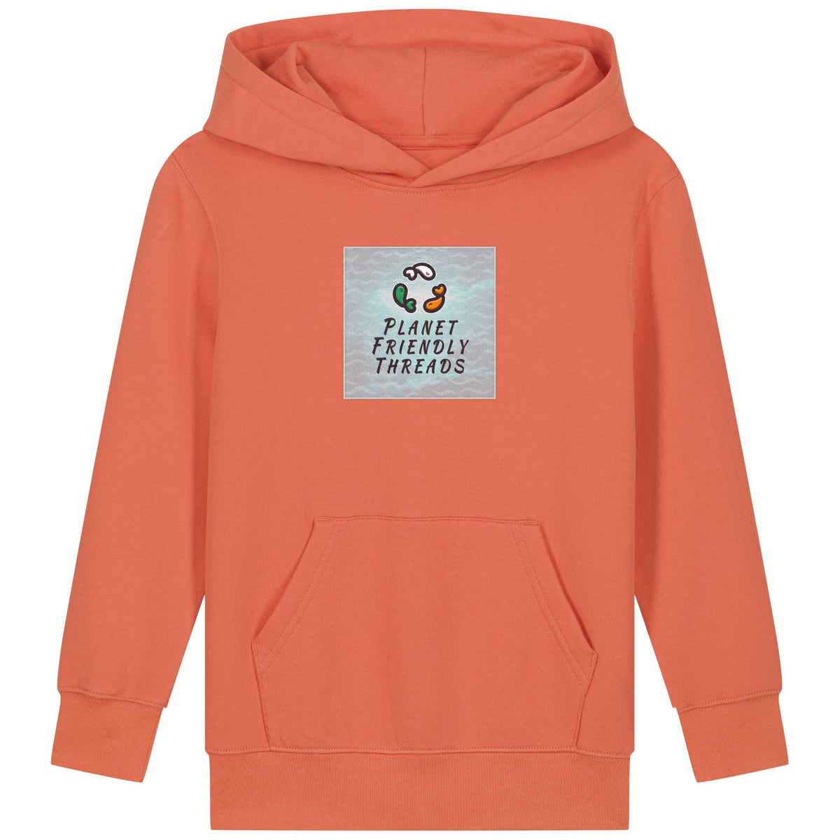 PFT Logo - SSSQUARE - Light Ocean | Hoodie | Kids | Cosy | 300gsm Medium Fit | Fiesta