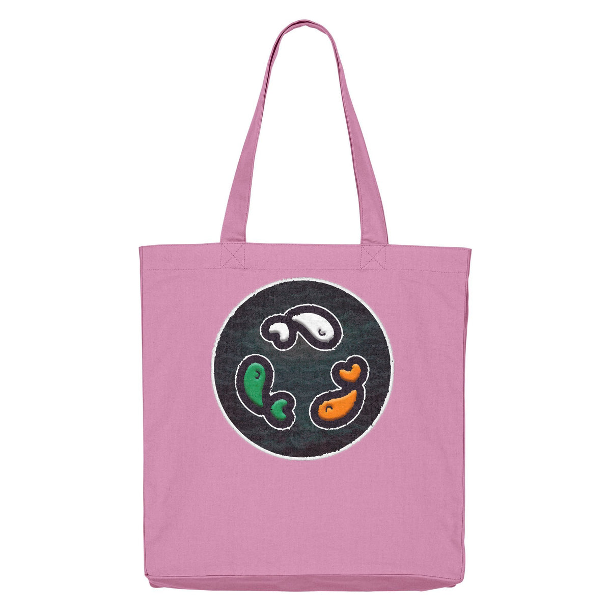 PFT Fish - Circle - Dark | Other | Adult | Tote Bag | 220gsm | Bubble Pink