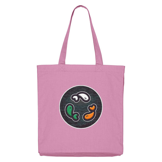 PFT Fish - Circle - Dark | Other | Adult | Tote Bag | 220gsm | Bubble Pink
