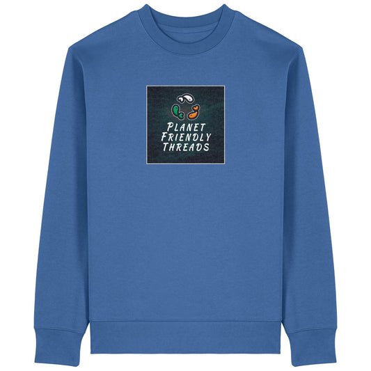 PFT Logo - dark | Jumper | Adult | Crewneck | 350gsm Medium Fit | Mindful Blue