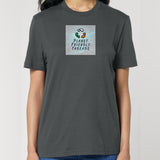 PFT Logo - SSSQUARE - Light Ocean | T-Shirt | Adult | Crewneck Short Sleeve | 180gsm Medium Fit | Anthracite